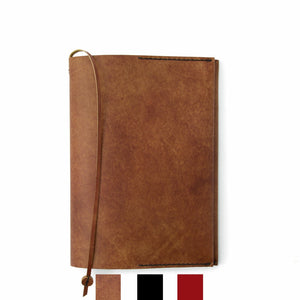 一枚革国産サドルレザーノートカバー20穴　A5サイズナチュラル 一枚革国産サドルレザーノートカバー20穴 A5サイズナチュラル 一枚革