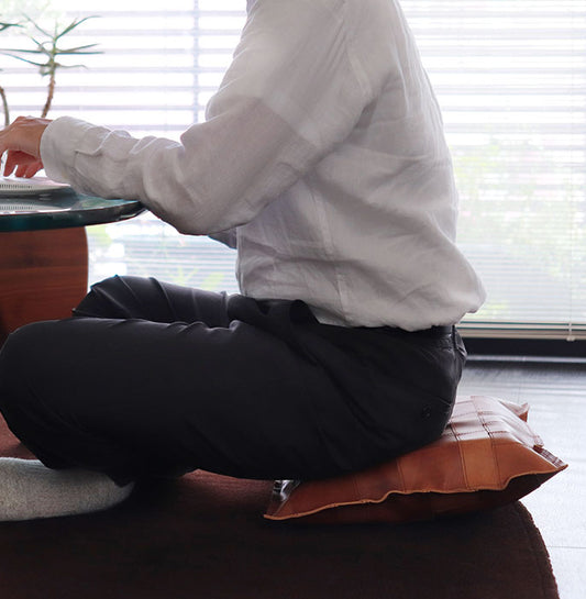 [腰痛対策とインテリア性]  床座-椅子 tunagu