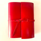 アウトレット 紐巻きA5システム手帳  レッド