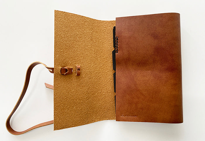 アウトレット 紐巻きバイブルシステム手帳  アンティークブラウン