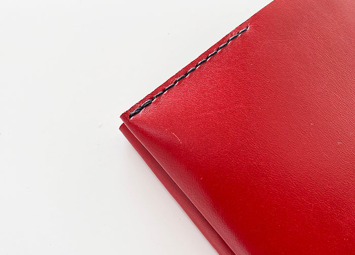 アウトレット ブックカバー 4×6  urushiレッド