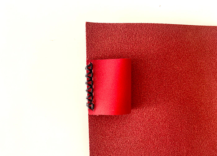 アウトレット 紐巻きmini6穴システム手帳 urushiレッド