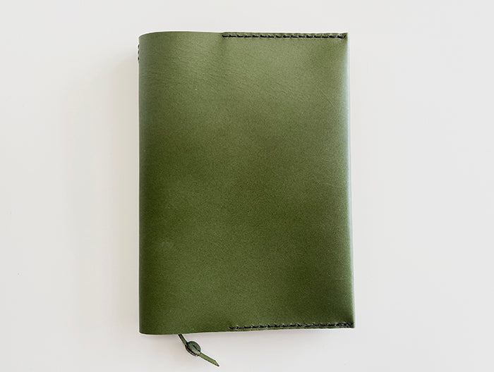 アウトレット B6レザーノートカバー 松葉