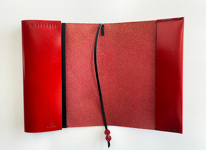 アウトレット ブックカバーbunko urushiレッド